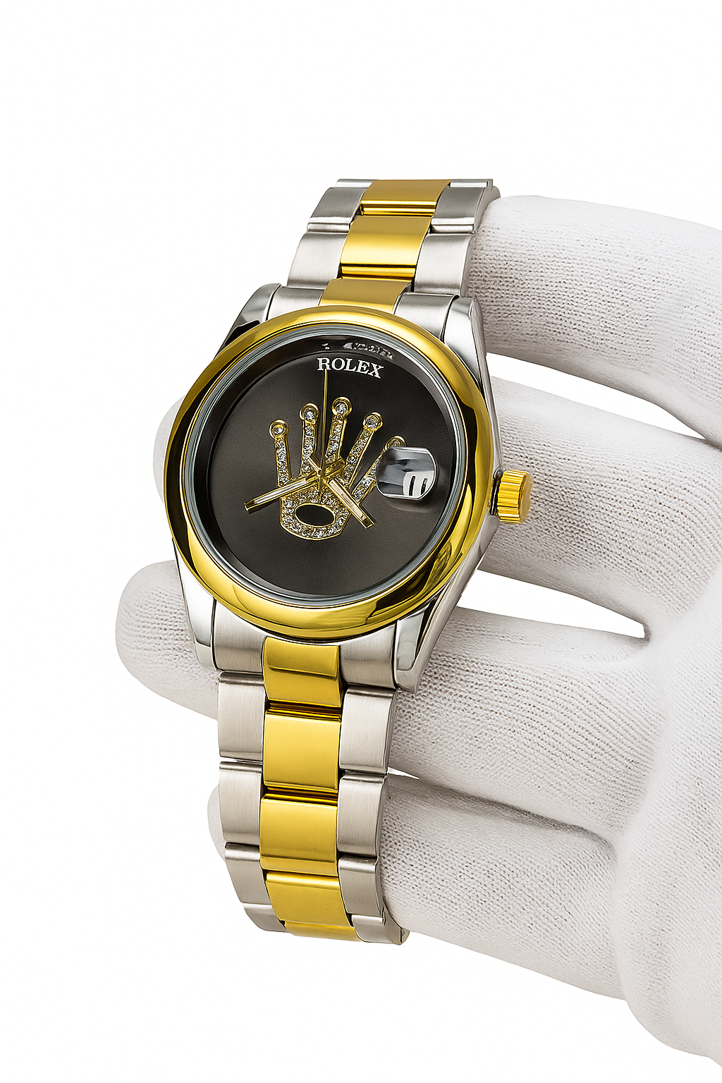 Crown Model (Two Tone Black)