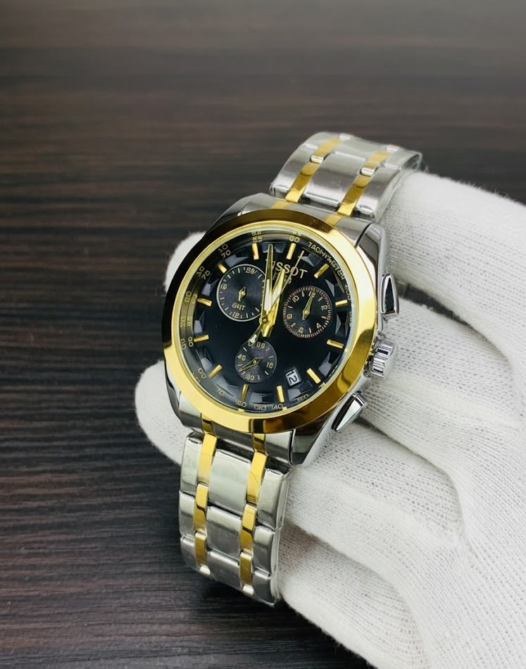 Demanding Chrono |Two Tone Black