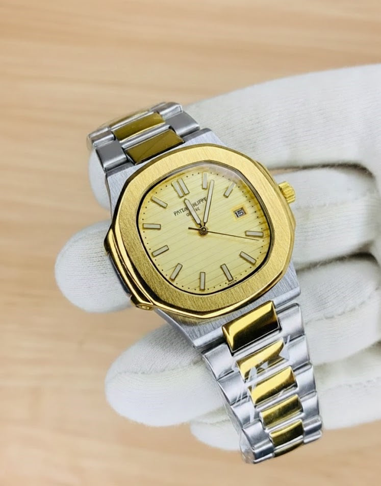 Automatic Movement | Nautilus Model (Two Tone Gold)