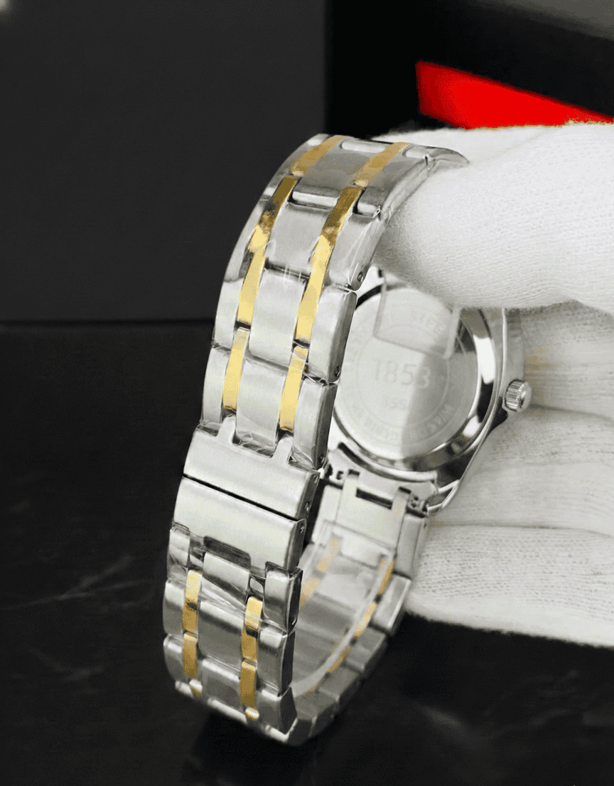 Demanding Chrono |Two Tone White