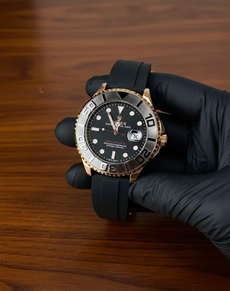 Yacht Master Men Watch | Rosegold